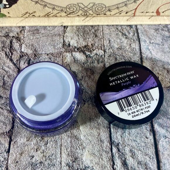 Spectrum Noir NWT Metallic Purple Wax 0.7oz 20ml - Picture 4 of 4
